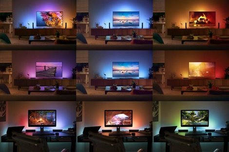 78202/30/P7 Hue WACA Play 2x stolní LED svítidlo základní sada 6W 500lm 2000-6500K RGB IP20 černá 34