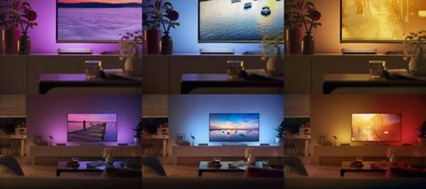 78201/31/P7 Hue WACA Play stolní LED svítidlo základní sada 6W 500lm 2000-6500K RGB IP20 bílá 65