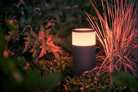17420/30/P7 Hue WACA Calla venkovní sloupkové LED svítidlo 8W 640lm 2200-6500K IP65 RGB 24V černá 4
