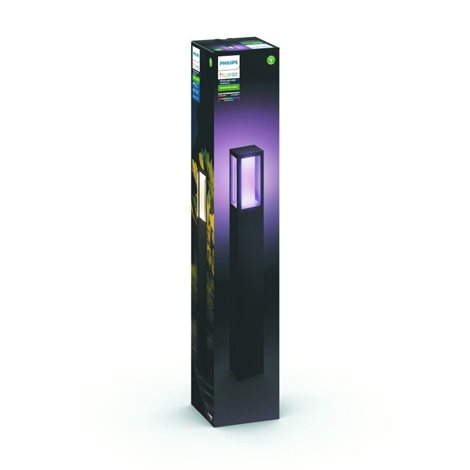 17432/30/P7 Hue WACA Impress venkovní sloupkové LED svítidlo 2x8W 1180lm 2200-6500K RGB IP44 černá 42