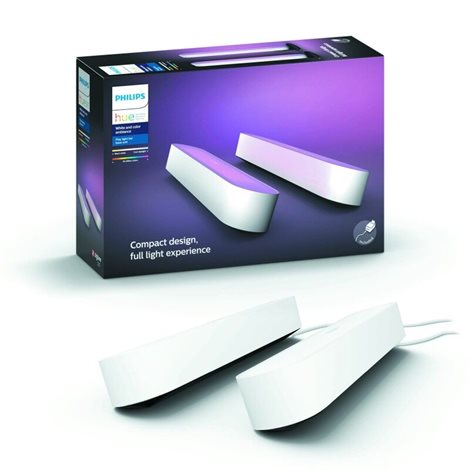 78202/31/P7 Hue WACA Play 2x stolní LED svítidlo základní sada 6W 500lm 2000-6500K RGB IP20 bílá 42