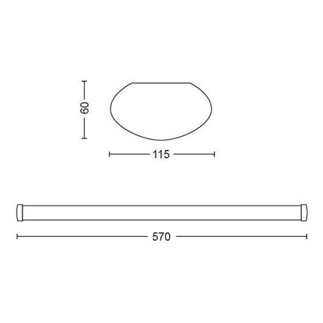 31246/31/P0 Softline nástěnné LED svítidlo 1x25W 2100lm 2700K 57cm IP20, bílé 11