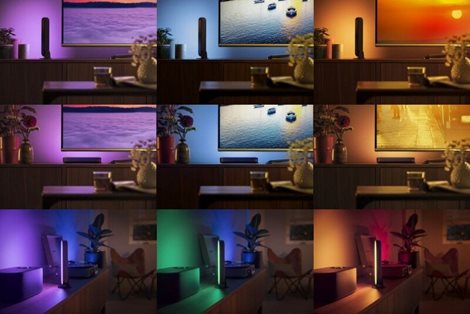 78203/30/P7 Hue WACA Play stolní LED svítidlo rozšiřující sada 6W 500lm 2000-6500K IP20 černá 10