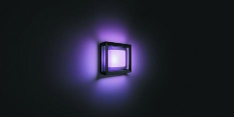 17438/30/P7 Hue WACA Econic venkovní přisazené LED svítidlo 15W 1150lm 2200-6500K RGB IP44 černá 9