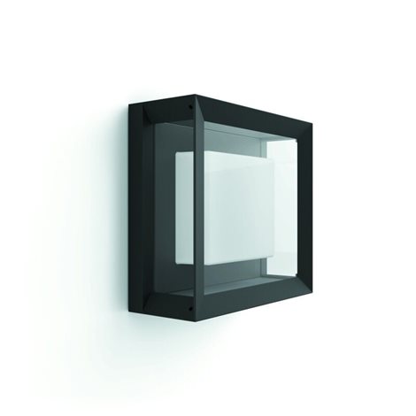 17438/30/P7 Hue WACA Econic venkovní přisazené LED svítidlo 15W 1150lm 2200-6500K RGB IP44 černá 1