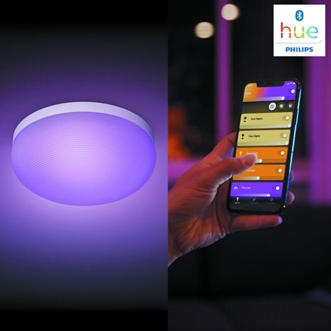 Hue WACA Flourish stropní LED svítidlo 1x32,5W 2250lm 2000-6500K RGB IP20 35,9cm bílá 27