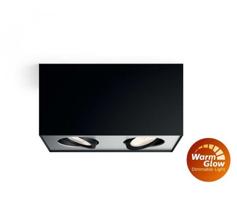50492/30/P0 Box stropní bodové LED svítidlo 2x4,5W 1000lm 2200-2700K IP20 WarmGlow, černé 15