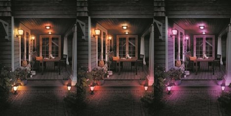 17441/30/P7 Hue WACA Econic venkovní sloupkové LED svítidlo 15W 1150lm 2200-6500K RGB IP44 černá 7