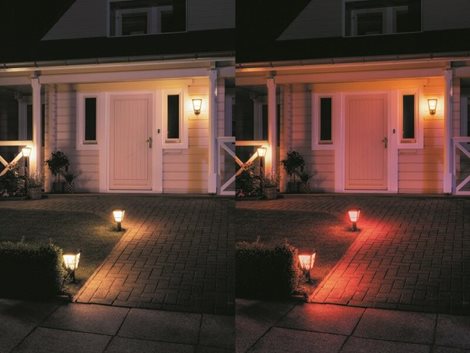 17441/30/P7 Hue WACA Econic venkovní sloupkové LED svítidlo 15W 1150lm 2200-6500K RGB IP44 černá 3