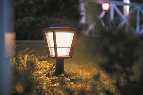 17441/30/P7 Hue WACA Econic venkovní sloupkové LED svítidlo 15W 1150lm 2200-6500K RGB IP44 černá 5