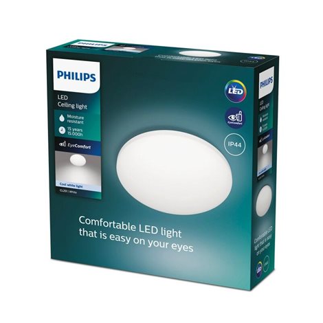 Zarpy přisazené LED svítidlo 1x10W 1050lm 4000K IP44 25cm, bílé 4