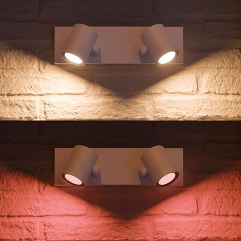 50622/31/P7 Hue WACA Argenta bodové LED svítidlo GU10 2x5,7W 350lm 2000-6500K RGB IP20 bílá 3