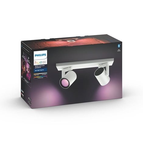 50622/31/P7 Hue WACA Argenta bodové LED svítidlo GU10 2x5,7W 350lm 2000-6500K RGB IP20 bílá 12
