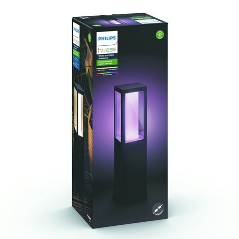 17434/30/P7 Hue WACA Impress venkovní sloupkové LED svítidlo 2x8W 1180lm 2200-6500K RGB IP44 černá 11