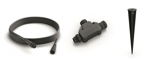 17434/30/P7 Hue WACA Impress venkovní sloupkové LED svítidlo 2x8W 1180lm 2200-6500K RGB IP44 černá 7