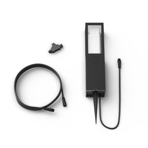 17434/30/P7 Hue WACA Impress venkovní sloupkové LED svítidlo 2x8W 1180lm 2200-6500K RGB IP44 černá 5