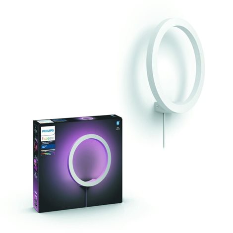 Hue WACA Sana nástěnné LED svítidlo 1x20W 1400lm 2000-6500K RGB IP20 25,5cm bílá 9
