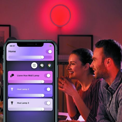 Hue WACA Sana nástěnné LED svítidlo 1x20W 1400lm 2000-6500K RGB IP20 25,5cm bílá 6
