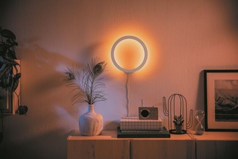 Hue WACA Sana nástěnné LED svítidlo 1x20W 1400lm 2000-6500K RGB IP20 25,5cm bílá 10