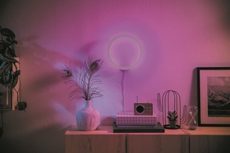 Hue WACA Sana nástěnné LED svítidlo 1x20W 1400lm 2000-6500K RGB IP20 25,5cm bílá 8