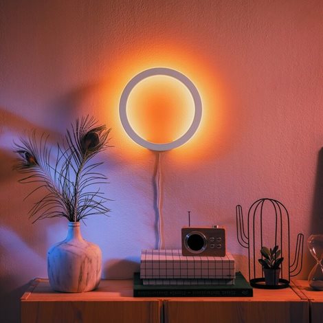 Hue WACA Sana nástěnné LED svítidlo 1x20W 1400lm 2000-6500K RGB IP20 25,5cm bílá 2