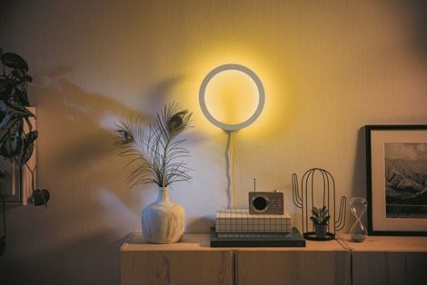 Hue WACA Sana nástěnné LED svítidlo 1x20W 1400lm 2000-6500K RGB IP20 25,5cm bílá 22