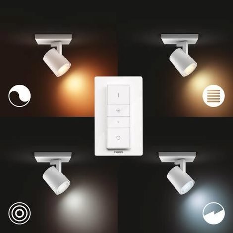 Hue WA Runner bodové LED svítidlo GU10 5W 350lm 2200-6500K IP20 bílá +ovladač 4