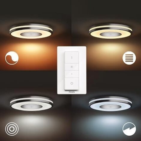 32610/48/P6 Hue WA Being stropní LED svítidlo 1x32W 2400lm 2200-6500K IP20 34,8cm hliník + ovladač 3