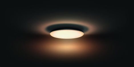 Hue WA Cher stropní LED svítidlo 1x24W 2900lm 2200-6500K IP20 47,5cm černá + ovladač 2