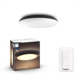 Hue WA Cher stropní LED svítidlo 1x24W 2900lm 2200-6500K IP20 47,5cm černá + ovladač