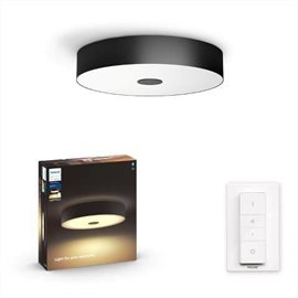 Hue WA Fair stropní LED svítidlo 1x25W 2900lm 2200-6500K IP20 44,4cm černá + ovladač