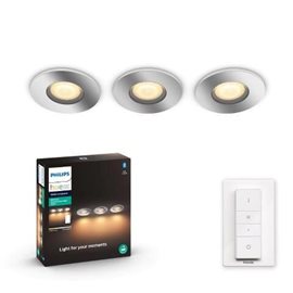 Hue WA Adore koupelnové zápustné LED svítidlo SET  3x5W 400lm 2200-6500K IP44 lesklý chrom + ovladač