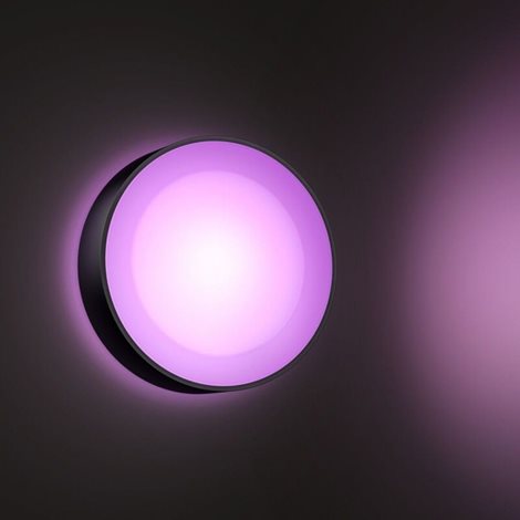 17465/30/P7 HUE WACA Daylo venkovní nástěnné LED svítidlo 1x15W 1200lm 2000-6500K IP44 černá 3