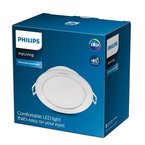 DIAMOND podhledové LED svítidlo 3,5W 300lm 2700K 9,5cm kulaté IP20, bílé 3