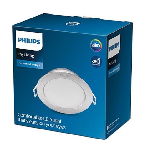 DIAMOND podhledové LED svítidlo 3,5W 300lm 2700K 9,5cm kulaté IP20, stříbrné 4