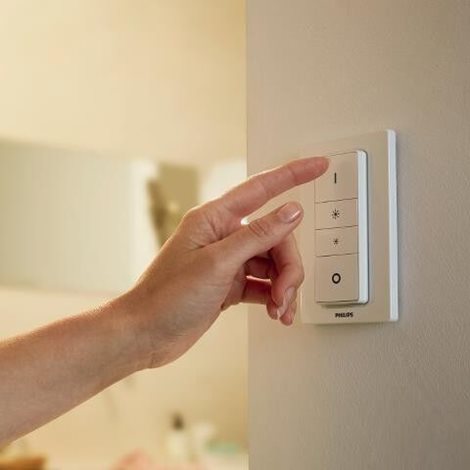 Hue WA Fair závěsné LED svítidlo  1x25W 2900lm 2200-6500K IP20 44,4cm bílá + ovladač 3