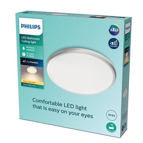 Spray CL260 koupelnové přisazené LED svítidlo 1x12W 1200lm 2700K IP44 29cm, stříbrné 4