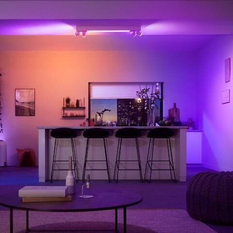 50607/31/P7 HUE WACA Centris stropní LED svítidlo 1x40W+GU10 4x5,7W 4200lm 2000-6500K RGB IP20 bílá 3