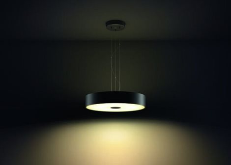 Hue WA Fair závěsné LED svítidlo 1x25W 2900lm 2200-6500K IP20 44,4cm černá + ovladač 3