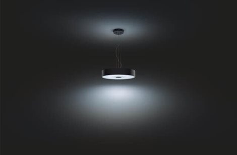 Hue WA Fair závěsné LED svítidlo 1x25W 2900lm 2200-6500K IP20 44,4cm černá + ovladač 2