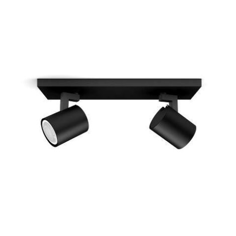 Hue WA Runner bodové LED svítidlo GU10 2x5W 350lm 2200-6500K IP20 černá +ovladač 1