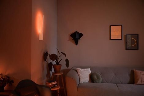 Hue WACA Liane nástěnné LED svítidlo 1x12,2W 850lm 2000-6500K RGB IP20 bílá 13