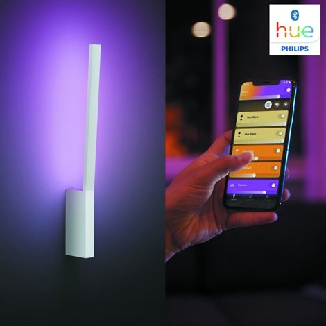Hue WACA Liane nástěnné LED svítidlo 1x12,2W 850lm 2000-6500K RGB IP20 bílá 12