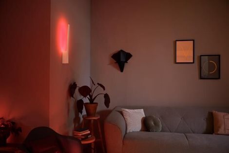 Hue WACA Liane nástěnné LED svítidlo 1x12,2W 850lm 2000-6500K RGB IP20 bílá 11