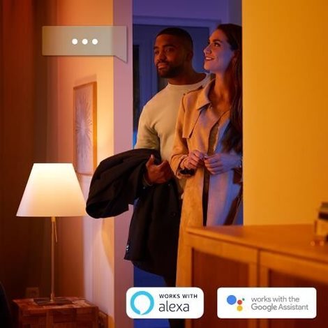 50610/30/P7 HUE WACA Centris stropní LED svítidlo 1x11W+GU10 2x5,7W 1560lm 2000-6500K RGB IP20 černá 8