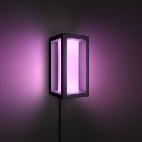 17459/30/P7 HUE WACA Impress venkovní nástěnné LED svítidlo 2x8W 1200lm 2000-6500K RGB IP44 černá 2