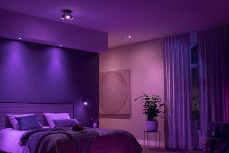 Hue WACA Centura podhledové svítidlo LED GU10 1x5.7W 350lm 2000-6500K RGB IP20 kulaté hliník 7