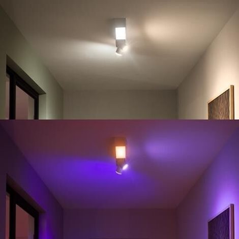 50610/31/P7 HUE WACA Centris stropní LED svítidlo 1x11W+GU10 2x 5,7W 1560lm 2000-6500K RGB IP20 bílá 3