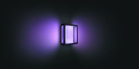17430/30/P7 Hue WACA Impress venkovní nástěnné LED svítidlo 2x8W 1180lm 2200-6500K RGB IP44 černá 4