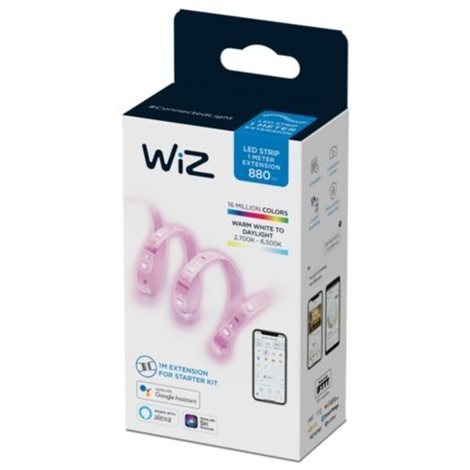 WiZ prodloužení LED pásek 1m 11W 880lm 2700-6500K RGB IP20 10